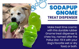 Gnome Durable PUP-X  Rubber Chew Toy & Treat Dispenser