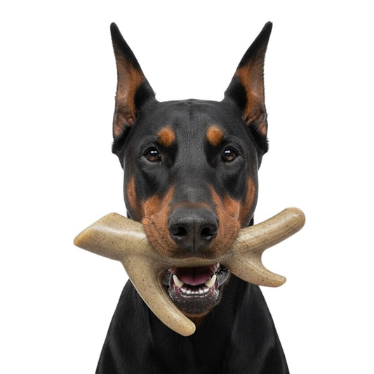 SodaPup Ever Antler Nylon Chew Bone | Elk Shaped Dog Toy Aggressive Chewers