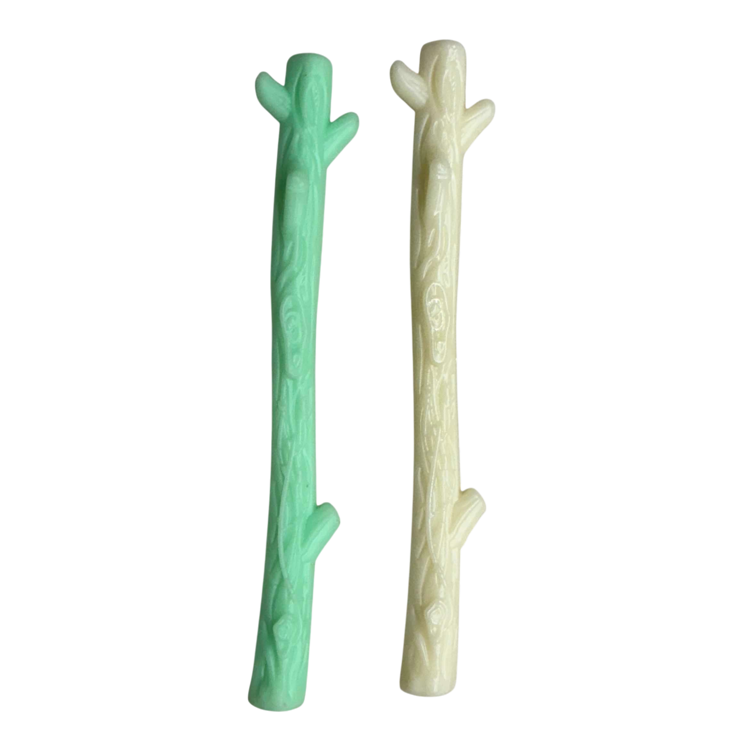 Glow in the Dark Dog Toy Bundle | Nylon Chew Stick + Rubber Retrieving Stick - SodaPup/True Dogs, LLC