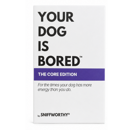 YOUR DOG IS BORED - 32 ENRICHMENT ACTIVITY CARD DECK