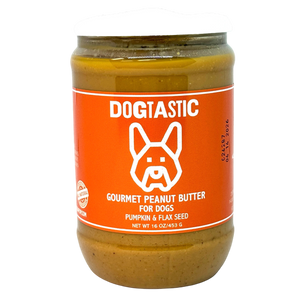 Dogtastic Gourmet Peanut Butter for Dogs - Pumpkin Flavor