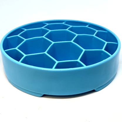 SodaPup Honeycomb eBowl Deep Slow Feeder Dog Bowl Enrichment | USA Made