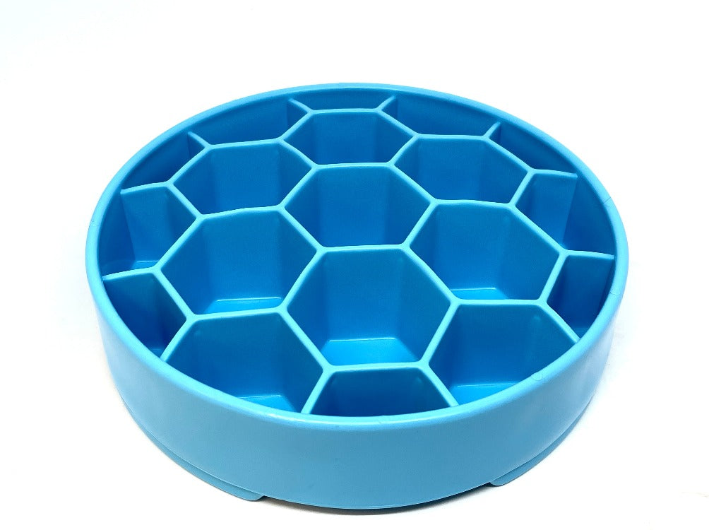 SodaPup Honeycomb eBowl Deep Slow Feeder Dog Bowl Enrichment | USA Made