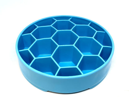 SodaPup Honeycomb eBowl Deep Slow Feeder Dog Bowl Enrichment | USA Made
