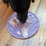 Tulip Design eMat Enrichment Lick Mat With Suction Cups