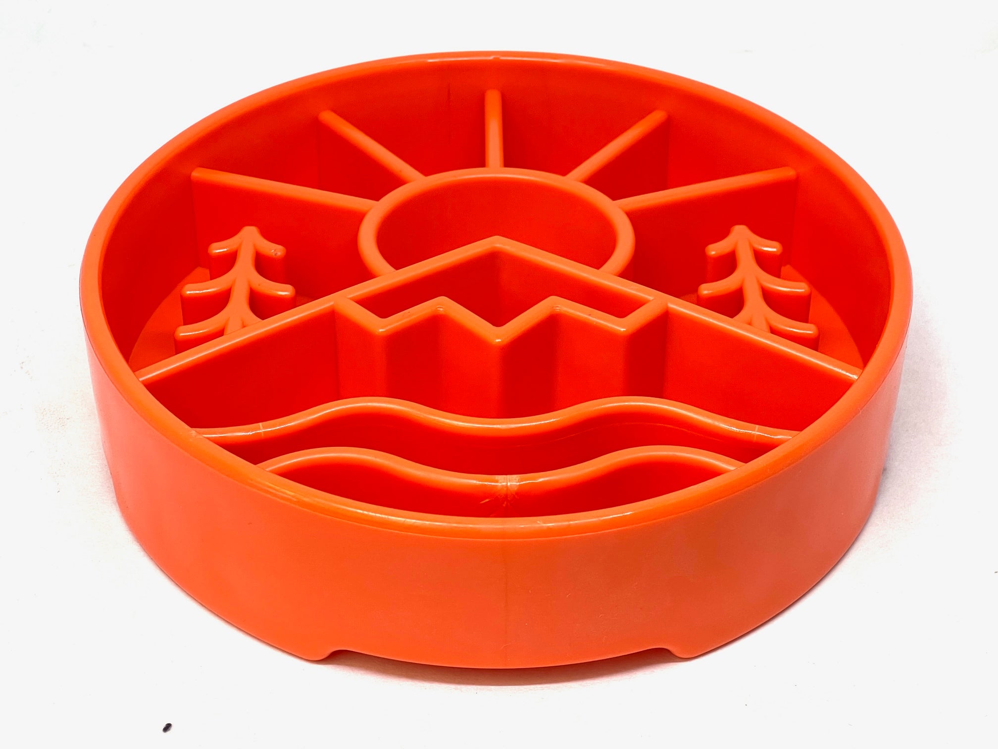 Enrichment Slow Feeder Dog Bowl Great Outdoors by Soda Pup