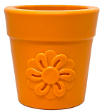 Large Flower Pot Durable PUP-X Rubber Treat Dispenser & Enrichment Toy