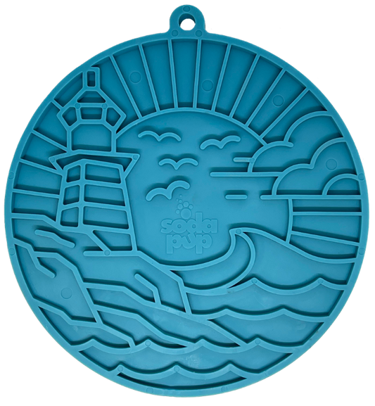 SodaPup Dog Lick Mat Bundle 3 eMat Enrichment Mats + Peanut Butter | Anxiety Relief & Slow Feeder Set