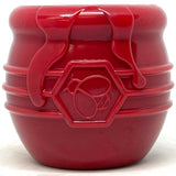 Honey Pot Durable PUP-X Rubber Treat Dispenser & Enrichment Toy