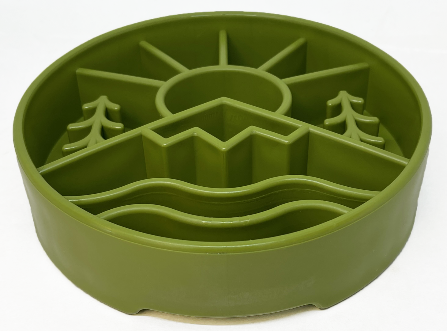 SODA PUP, Mandala Flower Slow Feeder Bowl for Dogs & Cats