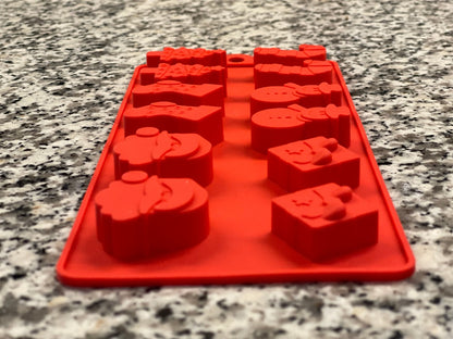 SodaPup Dogtastic Jelly Shots Silicone Mold Christmas Shapes