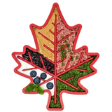 maple leaf shaped nylon dog chew and enrichment toy