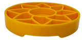 Sunflower Softie eTray Slow Feeder Dog Bowl | Soft Shallow Lick Mat | Yellow & Purple | USA Made - SodaPup/True Dogs, LLC