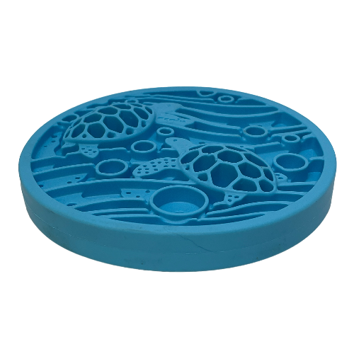 SodaPup Turtle eMat-Mini Lick Mat Suction Cups Small Dogs & Cats | USA