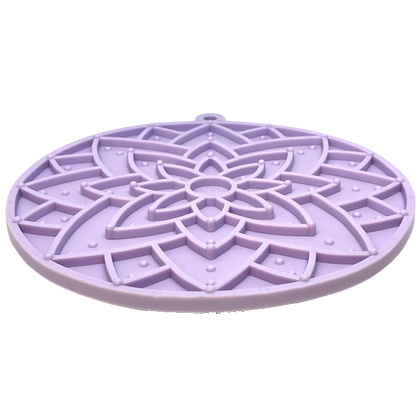 SodaPup Lotus Design emat Enrichment Lick Mat Dogs Cats Suction Cups | USA Made