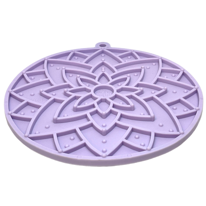 SodaPup Lotus Design emat Enrichment Lick Mat Dogs Cats Suction Cups | USA Made