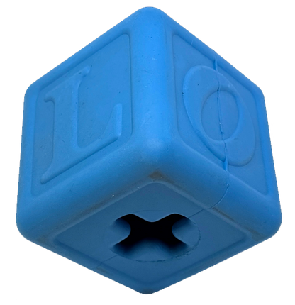 SodaPup Love Cube eDispenser Durable Rubber Chew Toy & Treat Dispenser | USA Made