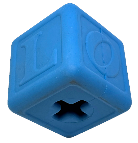 SodaPup Love Cube eDispenser Durable Rubber Chew Toy & Treat Dispenser | USA Made