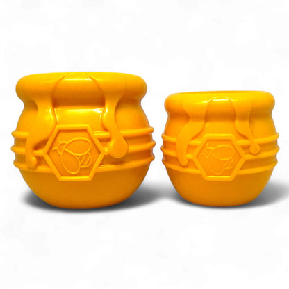 SodaPup Honey Pot Dog eCup Treat Dispenser | Durable PUP-X Rubber Enrichment Toy USA Made