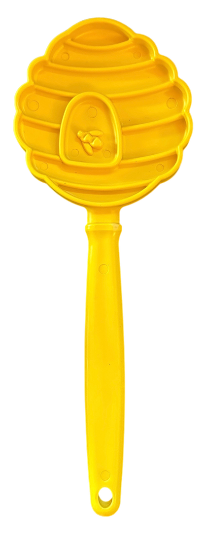 SodaPup eStick Hand-Held Dog Enrichment Toy Interactive Lick Stick | USA Made Beehive yellow