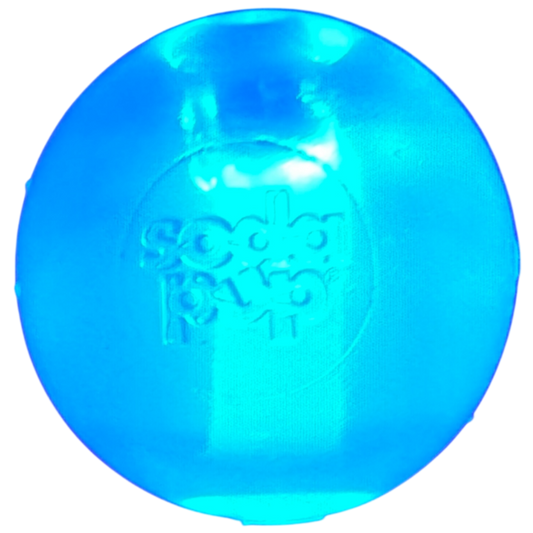SodaPup Strobe Ball Light-Up Dog Toy Durable Floating Chew | Made USA