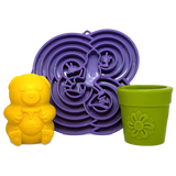 In the Garden Bundle - Ultimate Enrichment Bundle: Flower Pot eCup + Honey Bear eDispenser + Water Frog eTray = unpackaged, not for resale