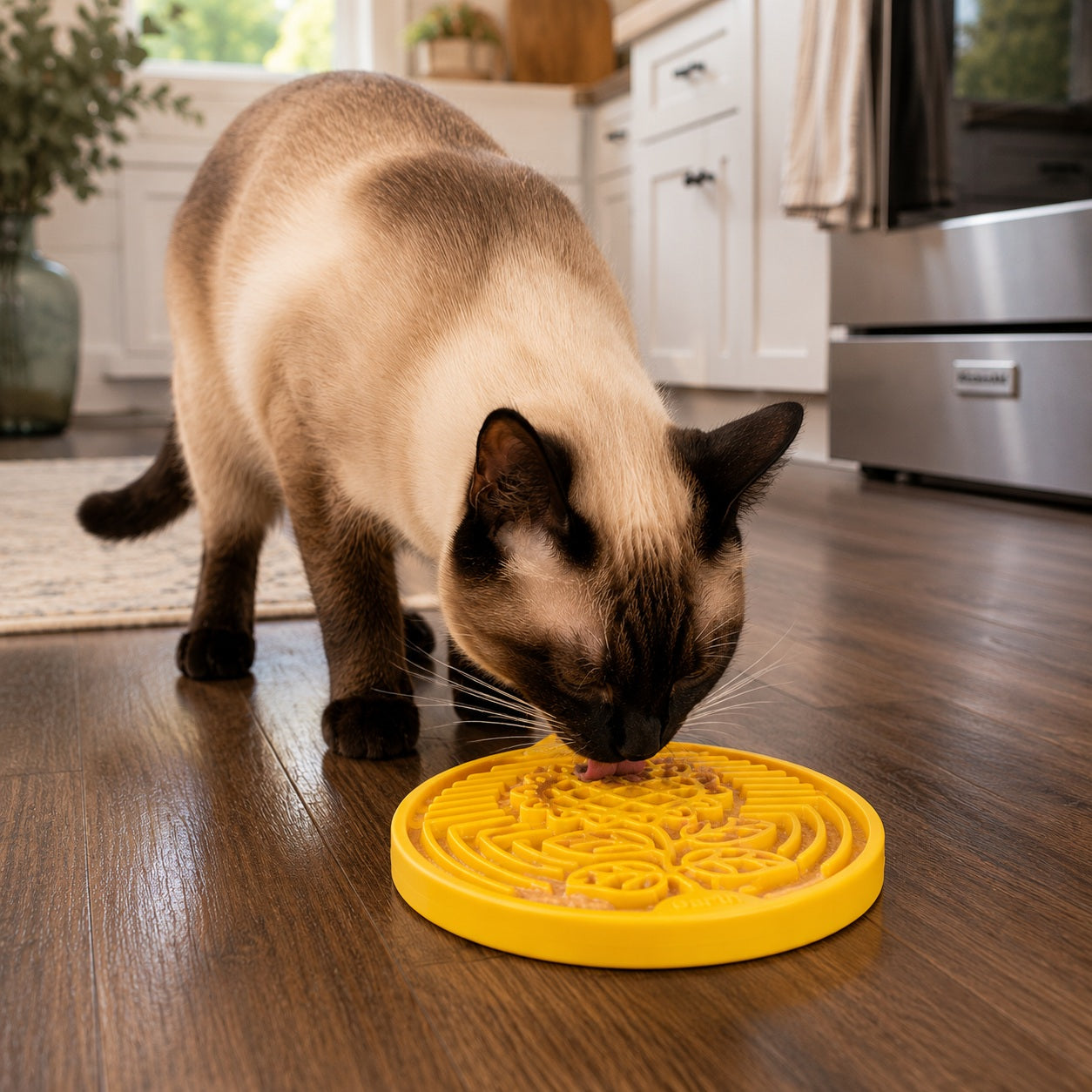 Earth eCoin Nylon Lick Mat for Dogs | USA Made Enrichment Toy