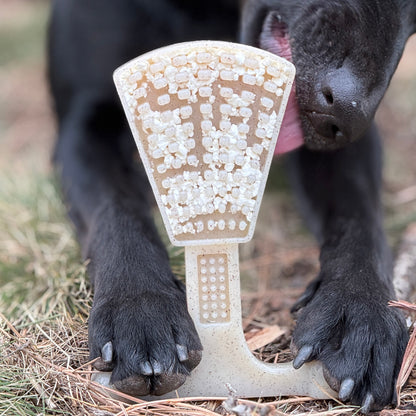 SodaPup Waffle Tower Nylon Chew & Enrichment Toy | 2-in-1 Aggressive Chewers