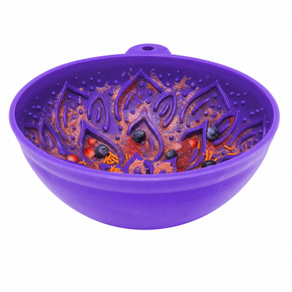SodaPup Garden Eatin' Tipsy Bowl Wobble Lick Mat Dogs & Cats | USA Made