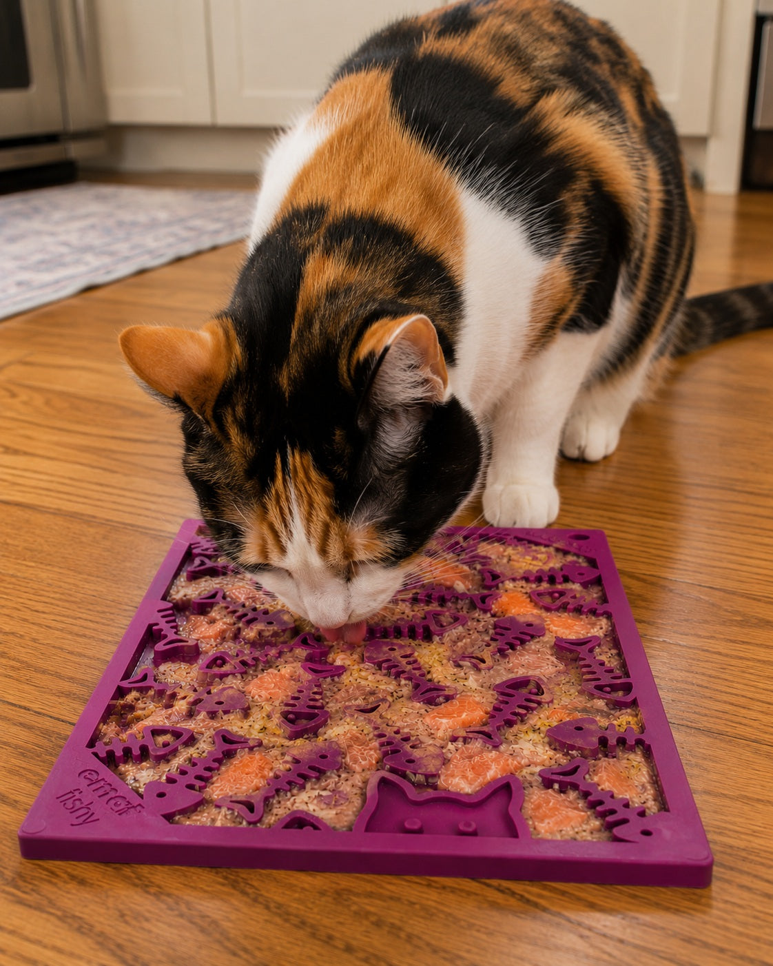 Fishy emat - Small Enrichment Lick Mat for Dogs and Cats | SodaPup