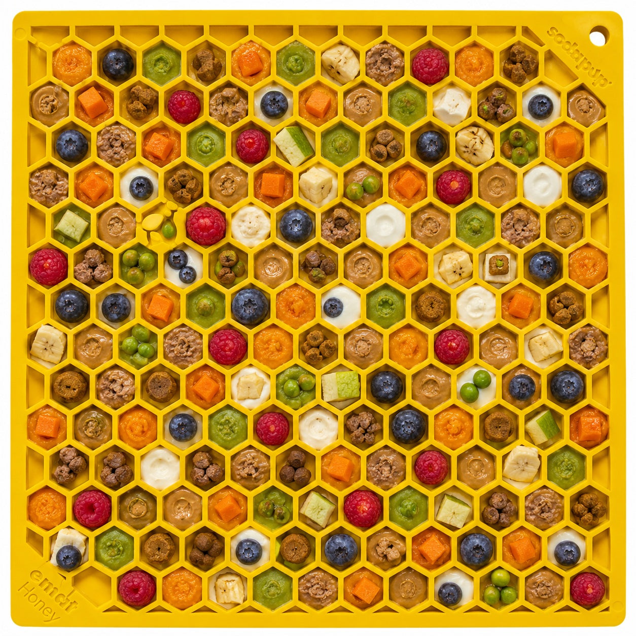 Honeycomb eMat - Enrichment Lick Mat for Dogs and Cats | eMat