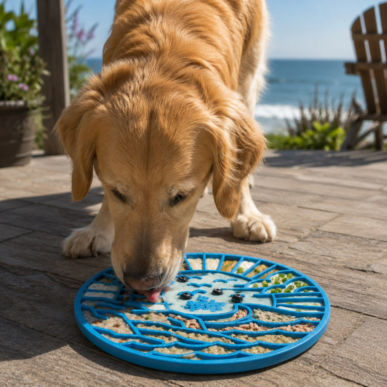 SodaPup Lighthouse eMat Enrichment Lick Mat Dogs Cats Suction Cups | USA Made