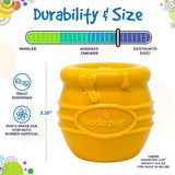 Honey Pot Durable PUP-X Rubber eCup Treat Dispenser & Enrichment Toy