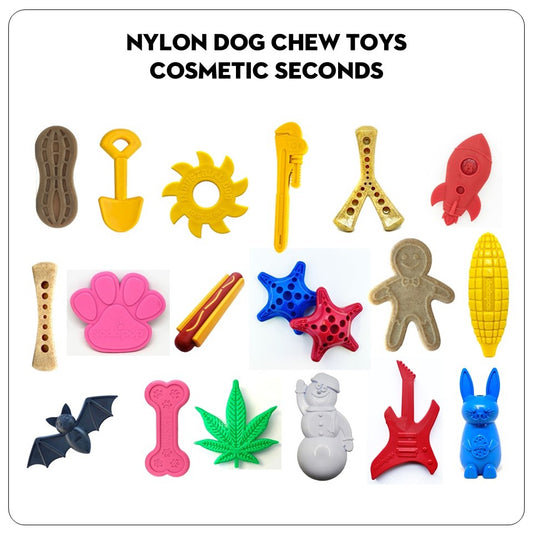 SodaPup Bulk Nylon Dog Chew Toys Daycares & Kennels | 20-Pack Cosmetic Seconds