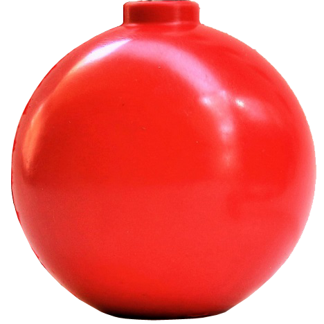 SodaPup Christmas Ornament Rubber Dog Chew Toy Heavy Chewers | Treat Dispenser USA Made
