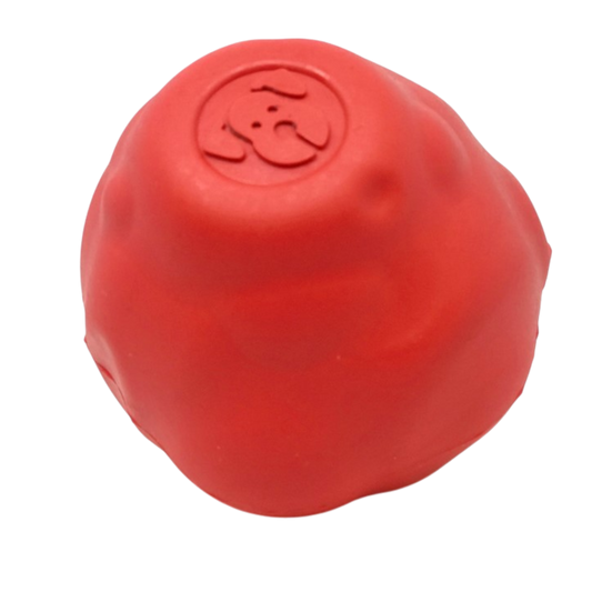 SodaPup Asteroid Rubber Dog Chew Toy Heavy Chewers | Red Retrieving USA Made Large
