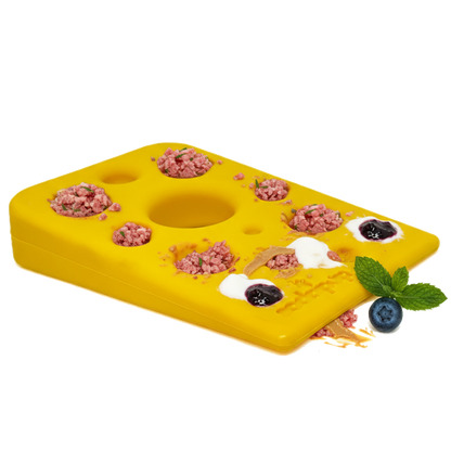 SodaPup Swiss Cheese Wedge Nylon Dog Chew Toy Aggressive Chewers |
