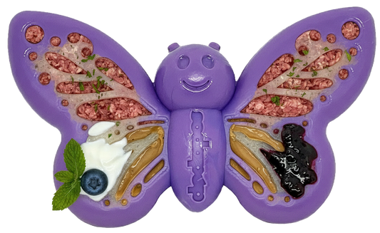 3 for 1 Butterfly Nylon Chew & Enrichment Toy | Blemished, No Packaging | SodaPup