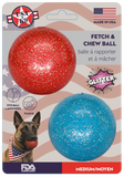 Glitter Ball 2-Pack Dog Toy | Soft Rubber Floating Fetch Ball with Treat Dispenser | USA Made - SodaPup/True Dogs, LLC