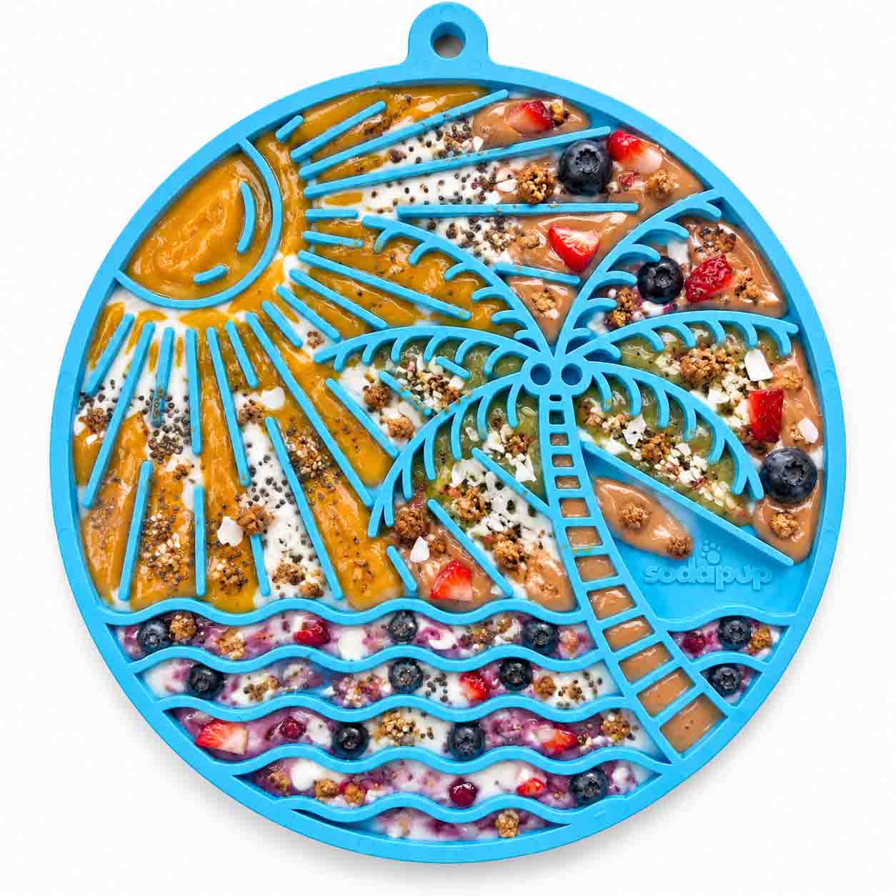 Sun n Sea Beach Dog Lick Mat with Suction Cups | SodaPup USA
