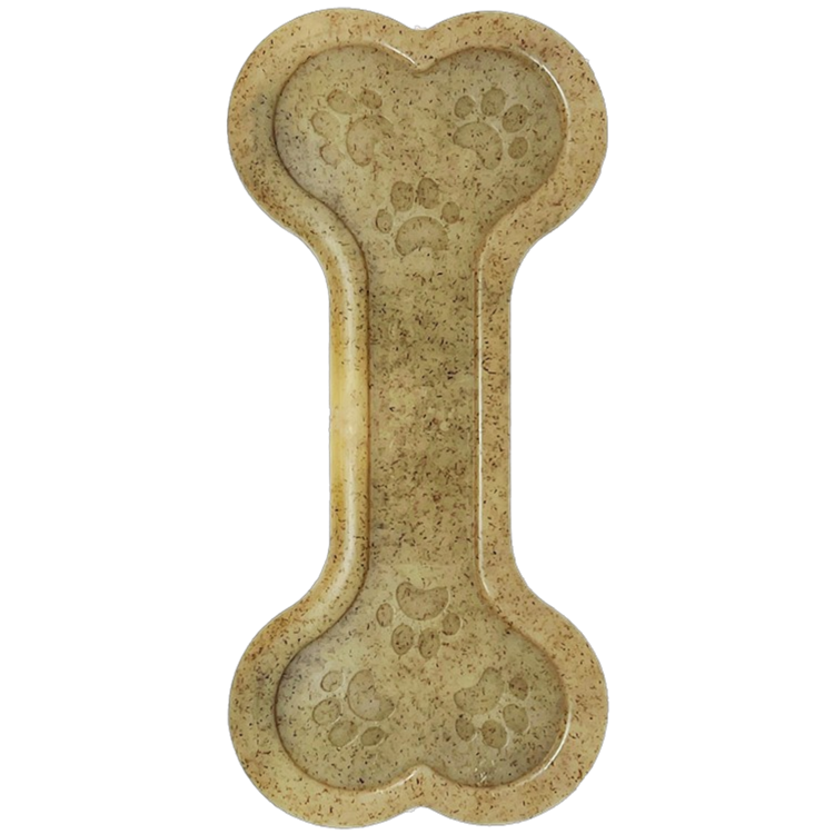 SodaPup Bone eChew Ultra Durable Nylon Dog Chew Toy Aggressive Chewers | USA Made Brown