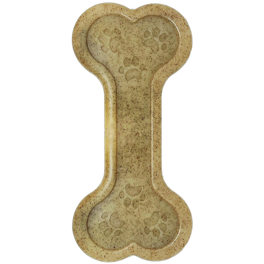 SodaPup Bone eChew Ultra Durable Nylon Dog Chew Toy Aggressive Chewers | USA Made Brown