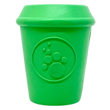 Coffee Cup eDispener Durable Rubber Chew Toy and Treat Dispenser - SodaPup/True Dogs, LLC