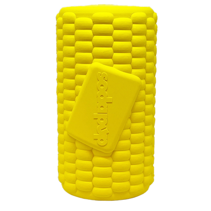 SodaPup Corn Cob Dog Toy Durable Rubber Treat Dispenser | USA Made Medium