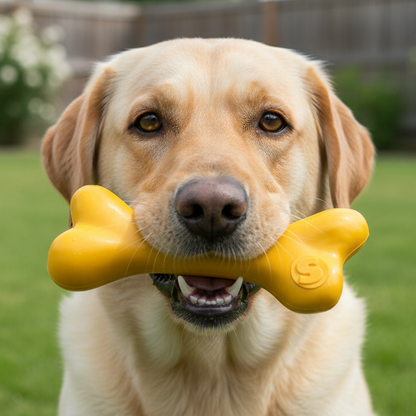 SodaPup PUP-X Rubber Bone Dog Toy Durable, Floats, Chew Large Dogs | USA