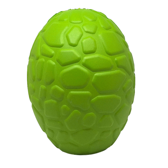 Dinosaur Egg eDispenser Durable Rubber Chew Toy & Treat Dispenser