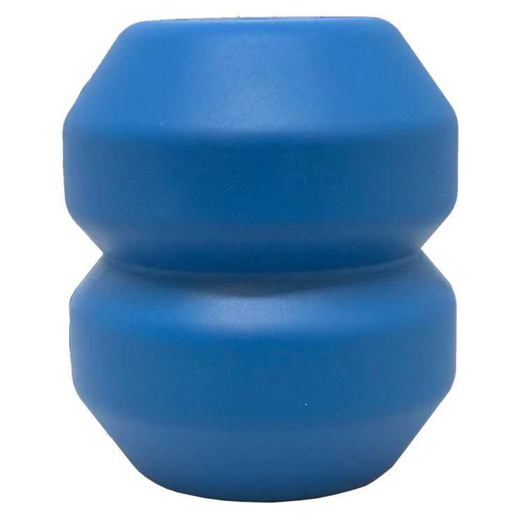 SodaPup Double Trouble Dog Toy Dual Chamber Treat Dispenser Large Dogs | USA Made Blue