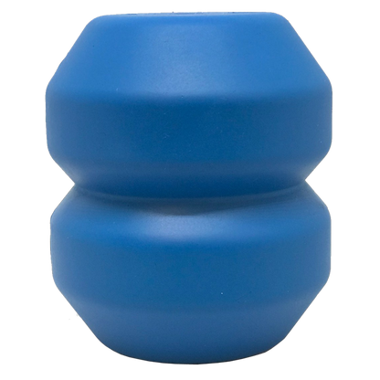 SodaPup Double Trouble Dog Toy Dual Chamber Treat Dispenser Large Dogs | USA Made Blue