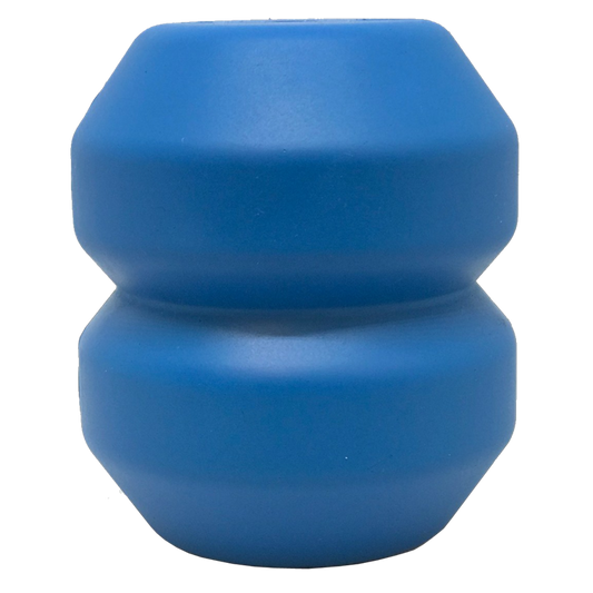 SodaPup Double Trouble Dog Toy Dual Chamber Treat Dispenser Large Dogs | USA Made Blue