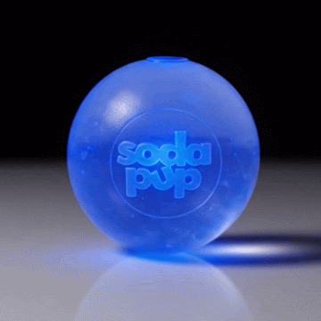 Strobe Ball Light-Up Dog Toy - Durable Floating Chew Ball | Made in USA - SodaPup/True Dogs, LLC